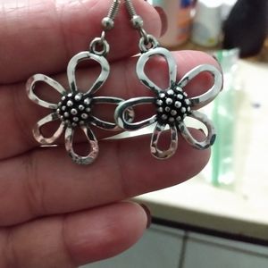 Earrings and necklace